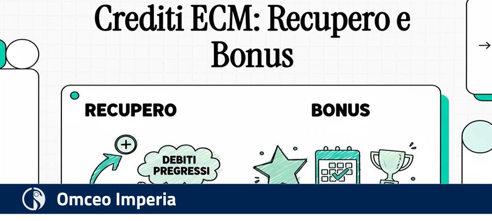 Clicca per accedere all'articolo VIDEO - ECM: Recuperi e Bonus